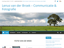 Tablet Screenshot of lenusvanderbroek.nl